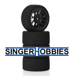 Pro-line 1031610 Nascar FIFTY6 Foam Tire Mounted Circuit Black Wheel 8MM (4) New. Price: $26.99.