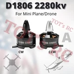 D1806 2280KV Brushless Motor Quadcopter Drone Aircraft Fpv 210 250 280MM Mini New. Price: $19.99.