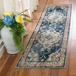 Safavieh Monaco Collection Runner Rug 2FT2IN X 18 Navy Light Blue Boho Chic Meda New. Price: $119.77.