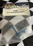 Team Associated RC18 21093 Blue Aluminum Motor Mount New. Price: $35.00.