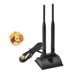 Eightwood Wifi Antenna With Rp-sma Male Connector, 2.4GHZ 5GHZ Dual New. Price: $23.06.