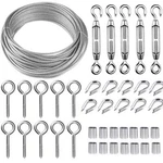 Tootaci Turnbuckle Wire Tensioner Strainer KIT,1/16 Stainless Steel Rope Co New. Price: $38.62.