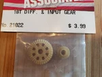 New Team Associated RC18 18T 18B 18R Diff And Input Gear ASC21022. Price: $14.95.