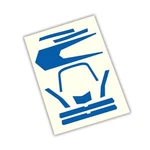 Traxxas Aton & Plus Blue High Visibility Decal Set - / TRA7981 New. Price: $5.00.