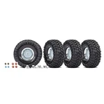 Traxxas 1/10 TRX-4 High Trail * Canyon Tire, 1.9" Wheel Set, Chrome 8166 New. Price: $79.95.