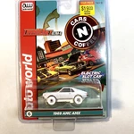 Auto World Chase Slot Car White 1969 Amc Amx Thunder Jet Ultra G New. Price: $64.99.