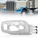 Hpdmauto Headlight Bezel Chrome Fit For Peterbilt 389 Semi Trucks Right Passenge New. Price: $94.60.