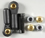 Du-bro Heavy Duty Ball Links W/hardware 4-40 DUB2262 New. Price: $6.95.