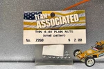 Team Associated RC10 1:10 Thin 4-40 Plain Nuts Small #7260 Factory Sealed New. Price: $15.00.