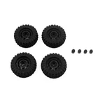 Hobbyplus CR18P Truck Wheel/mudder Tire Set (black) New. Price: $14.99.