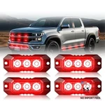 Strobe Lights, Surface Mount Emergency 3LED-4PCS Red New. Price: $47.29.