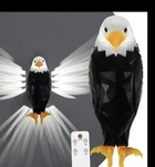 Eagle Shaped Led Wall Lamp With Remote Control, Black White Yellow New. Price: $10.00.