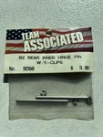 Team Associated Pn 9260 T3 B3 B2 Rear Inner Hinge Pin With Clips Cross Brace New. Price: $7.00.