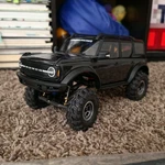 Traxxas TRX-4M Bronco 1:18 4WD Electric Brushed Rc Black With New Injora Parts. Price: $300.00.