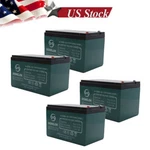 2/3/4 Pack 12V 12AH 6-DZM-12 Rechargeable Battery Electric Go Karts Scooters Atv New. Price: $159.88.