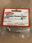 Kyosho VZ081 Steel Wheel Shaft New. Price: $17.50.