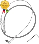 24" Throttle Cable Kit Stainless Steel Braided Control Line New. Price: $14.13.
