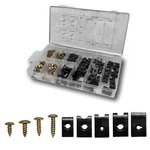 170 Pcs Car Screw Assortment Kit, Universal Replacement Parts,metal Cli... New. Price: $37.07.