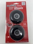 Great Planes Rc Treaded Rubber WHEELS-2 3/4" GPMG4224 (70MM) New. Price: $12.49.