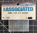 Team Associated .250 X .125 .015 Washers (4) ASC7337 New. Price: $6.99.