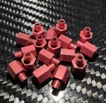 Trinity Rc Losi Matt Francis Xxxs Xxxt Upper Shock Mounts Alum Red Set Of 4 New. Price: $29.99.