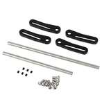Metal Front Rear Modular Bumper Bull Bars For 1/10 Crawler Chassis Lcg Trx... New. Price: $15.89.