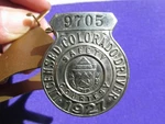 Vintage Original 1927 Colorado Licensed Driver Badge Safety Coutesy #9705 Used. Price: $99.99.