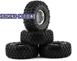 Traxxas 8166X Tires &wheels 1.9" Chrome Canyon Trail 4.6X1.9 (4) TRX4 TRA1 New. Price: $79.95.