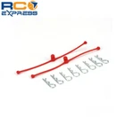 Du-bro Body Klip Retainers Red (2) DUB2248 New. Price: $10.70.