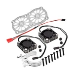 Gpm Aluminum 7075-T6 Motor Heatsink W/metal Frame Fan & Mount Silver: 1/5 Kraton New. Price: $39.90.