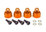 Traxxas 3767T - Aluminum Shock Caps, Orange New. Price: $16.22.