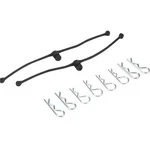 Du-bro Body Klip Retainer, With Rubber Attachments, For Rc Cars And Trucks, 2-PA New. Price: $15.41.
