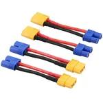 Linsyrc 2 Pairs XT60 EC3 Plug Female Connector Adapter For Fpv... New. Price: $14.02.