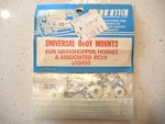 Vintage Parma 10450 Universal Body Mounts Associated RC10 Hornet Grasshopper New. Price: $14.98.