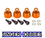 Traxxas 3767T Caps Aluminum Orange-anodized (4) Fits All Ultra Shocks TRA1 New. Price: $14.00.