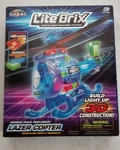 New Lite Brix Lazer Nib;lighted Model Kit W/ Power Pack Police Helicopter. Price: $9.95.