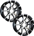 Ecustomrim 2-PACK Aluminum Trailer Rims 13 Inch Avalanche Black V-spoke Wheel New. Price: $175.95.