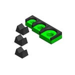 Magattach Ratchet Organizer Kit (3 Piece Set, Green/black) New. Price: $31.40.