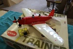 Cox, L. M. "PT-19 Trainer", Vintage Controline Quiet Plane Used. Price: $325.00.