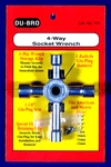 Du-bro Standard 4-WAY Socket Wrench New Old Stock )( Cat. # 701. Price: $11.70.