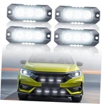Emergency Strobe Grille Lights, 3-LED Surface Mount 3LED-4PCS White New. Price: $59.18.