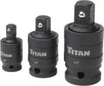 Titan 16151 1/4", 3/8" And 1/2" Drive Pin-free Locking One Size, Factory New. Price: $55.16.