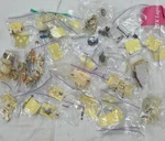 Vintage 1990'S Team Associated RC10 Car Buggy Parts Washed And Labeled LOT02 Used. Price: $99.99.