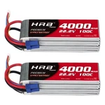 Hrb 6S 22.2V Lipo Battery 4000MAH 100C EC5 For Rc Airplane Edf Jet Model E-flite New. Price: $93.99.