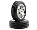 Traxxas Alias 2.2" Front Pre-mounted Tires (2) (bandit) (chrome) New. Price: $19.95.