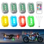 8X Wireless Rgb Led Strobe Light Kit Colors & Usb Charging For Highvisibility New. Price: $28.79.
