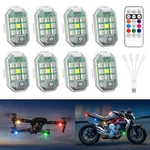 8PCS Wireless Led Strobe Lights W/remote Control Waterproof Anti-collision Lamp New. Price: $38.68.