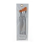 Atlas Pinsel Co. 800F Taklon Flachset, Mehrfarbig, 5-TEILIG New. Price: $25.07.