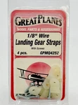 Great 1/8 Landing Gear Straps New GPMQ4253 Sets Rc Airplane Ships Fast. Price: $12.00.