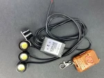 4 In 1 Strobe Grille Drl Light Eagle Eye Lamp Remote Control Kit New. Price: $39.00.